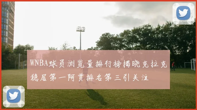 WNBA球员浏览量排行榜揭晓克拉克稳居第一阿贾排名第三引关注